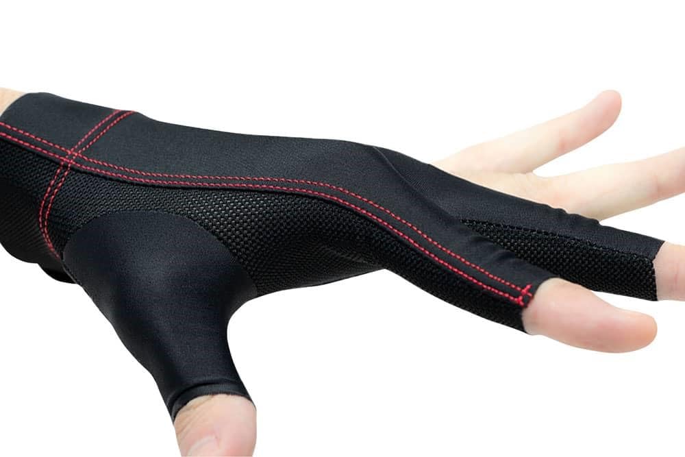 Cuetec Billardhandschuh Achse Schwarz Rechtshänder XL
