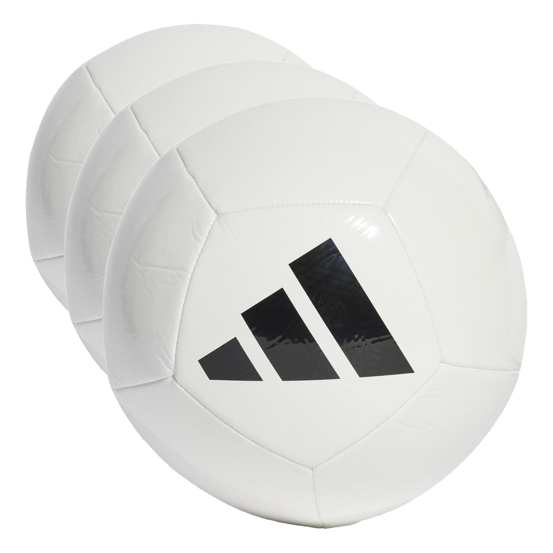 adidas Mixte UNIVERSADI, white/black, 5 (Confezione da 3)