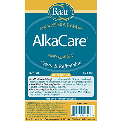 Alkacare Mouthwash & Gargle, 16 Oz. #TOP1