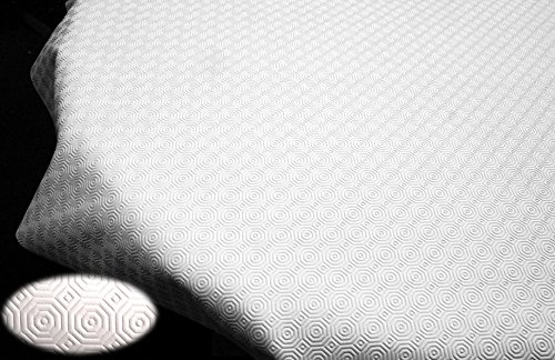 Teknigomme sous Nappe P.V.C Blanc - Protège Table (Ovale 1,40 x 2,20 m)