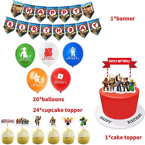Roblox Decorazioni per Feste di Compleanno con
