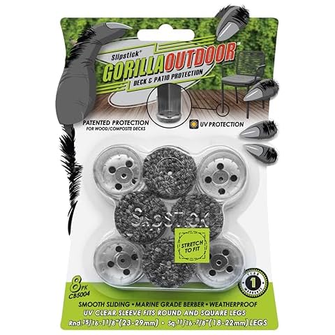 Slipstick GorillaOutdoor Furniture Feet Pads Cover