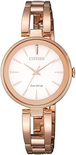 ساعة ايكو- درايف للنساء موديل EM0639-81A من سيتيزن, فضي، انالوج