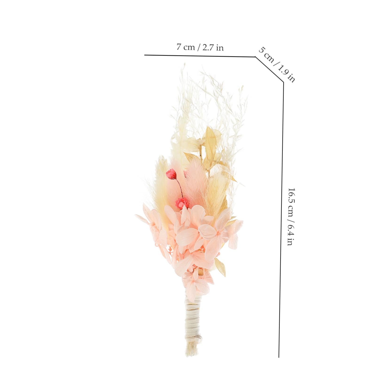 IMIKEYA 2 Pièces 6 Fleurs Conservées Arreglos Naturales Bricolage Plante Séchée Fleurs Arrangement pour Bricolage Petites Fleurs Séchées Fleurs Séchées Naturelles Rose Mariée