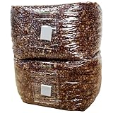 Zombie Mushrooms Premium 3lb Sterile Grain Bags 2-Pack | Pre-Hydrated Substrate with Self-Sealing Injection Port & Filter Patch | Mycology Growing & Inoculation Supply - Ready to Use