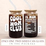 Mocosweeties Gifts for Mom from Daughter Son - Birthday, Mothers Day, Mother's Day, Christmas Mom Gifts for Wife, Her - Gift Ideas for Mama, Mother - Gift for New Moms, Mothers - 16 Oz Can Glass