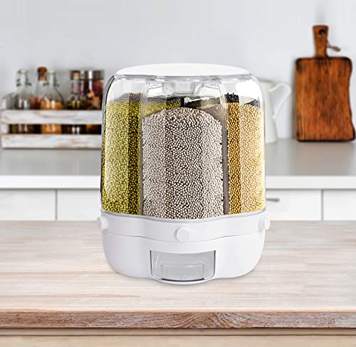 Distributeur de céréales à structure rotative 360 degrés et 6 grilles - 4