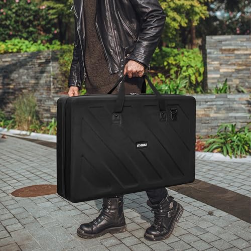 Image of Lightweight Molded EVA Storage Case Fits for Pioneer DDJ RX2 RX3, 29.5 X 19.3 X 5.5 Inch Black