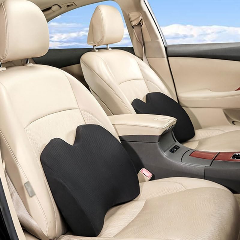 Car Lumbar Pillow Interior Supplies Ice Breathable Comfortable Support Backrest