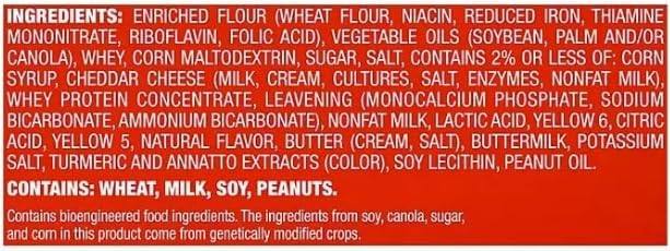 Lance ToastChee Cheddar Cheese Sandwich Crackers, 1.41 oz, 40 pack