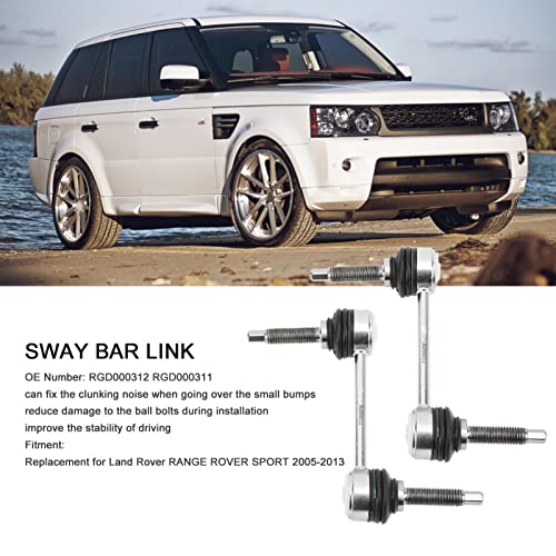 Aramox Kit de elos de barra estabilizadora de 2 peças, barra estabilizadora traseira de barra de sus