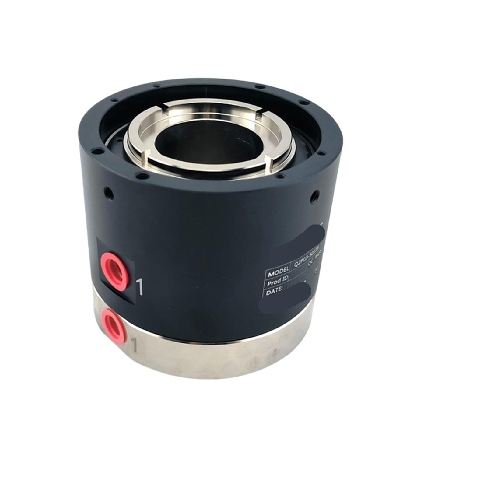 Anillo colector neumático de 2 entradas y 2 salidas con rosca G3/8, orificio interior de 50 mm, diámetro exterior de 119 mm, junta de tubería de aire giratoria de 360 ​​grados de 2 vías, orificio inte