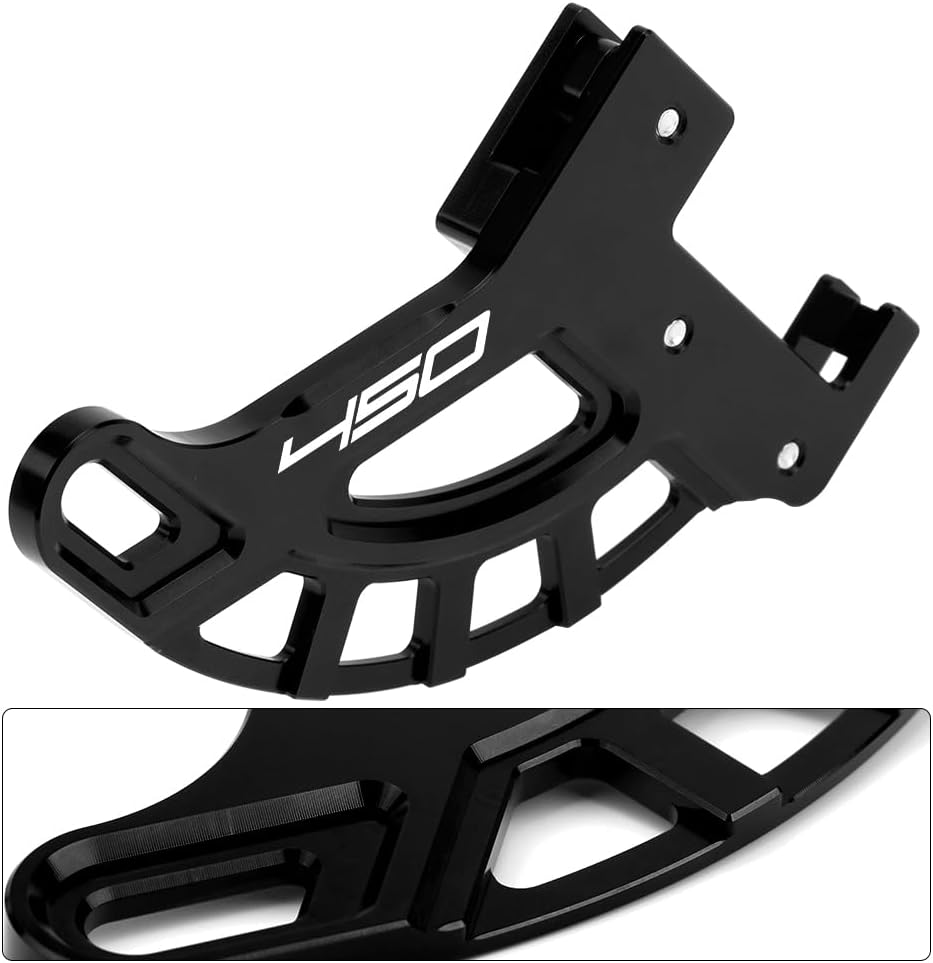 Motorcycle Rear Brake Disc Guard for 450 EXC-F 2003-2024 450 EXC-F Six Days 2009-2024 Rear Brake Caliper Guard Brake Protection Durability 450 exc-f six Days Accessories (Black)