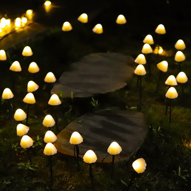 Amazon.co.jp: light157ソーラー LEDライト きのこ 芝生ランプ