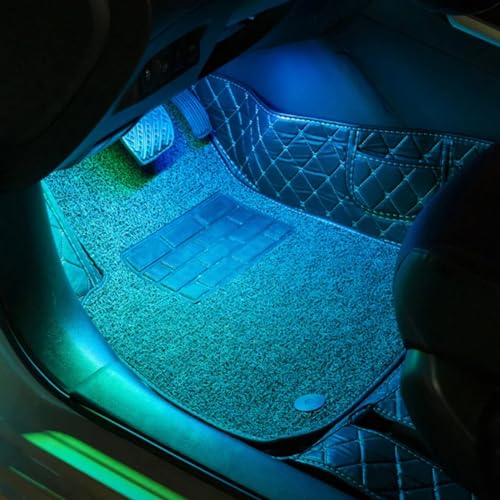 Iluminação Para Estetica Automotiva Luz Interna Para Carros Teto Carro (Azul Gelo)