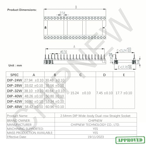 Kit de douilles DIP IC 4 en 1 pas 2.54 mm pour modules PLC et MCU - 3