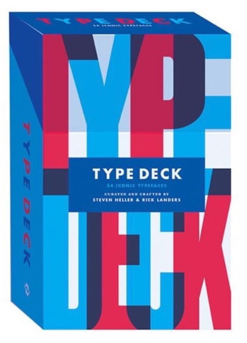 Type Deck A Collection of Iconic Typefaces by Steven Heller 9780500420799