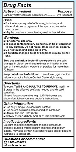 Refresh Plus Lubricant Eye Drops, Value Size, 70-0.01 Fluid Ounce (0.4 Ml) Containers #TOP2
