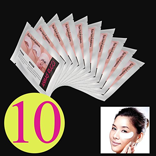 Baisidai 10/30/50/100pcs Under Eye Pads Patch Taps for DIY False Eyelash Lashe Extension Makeup (10pcs)