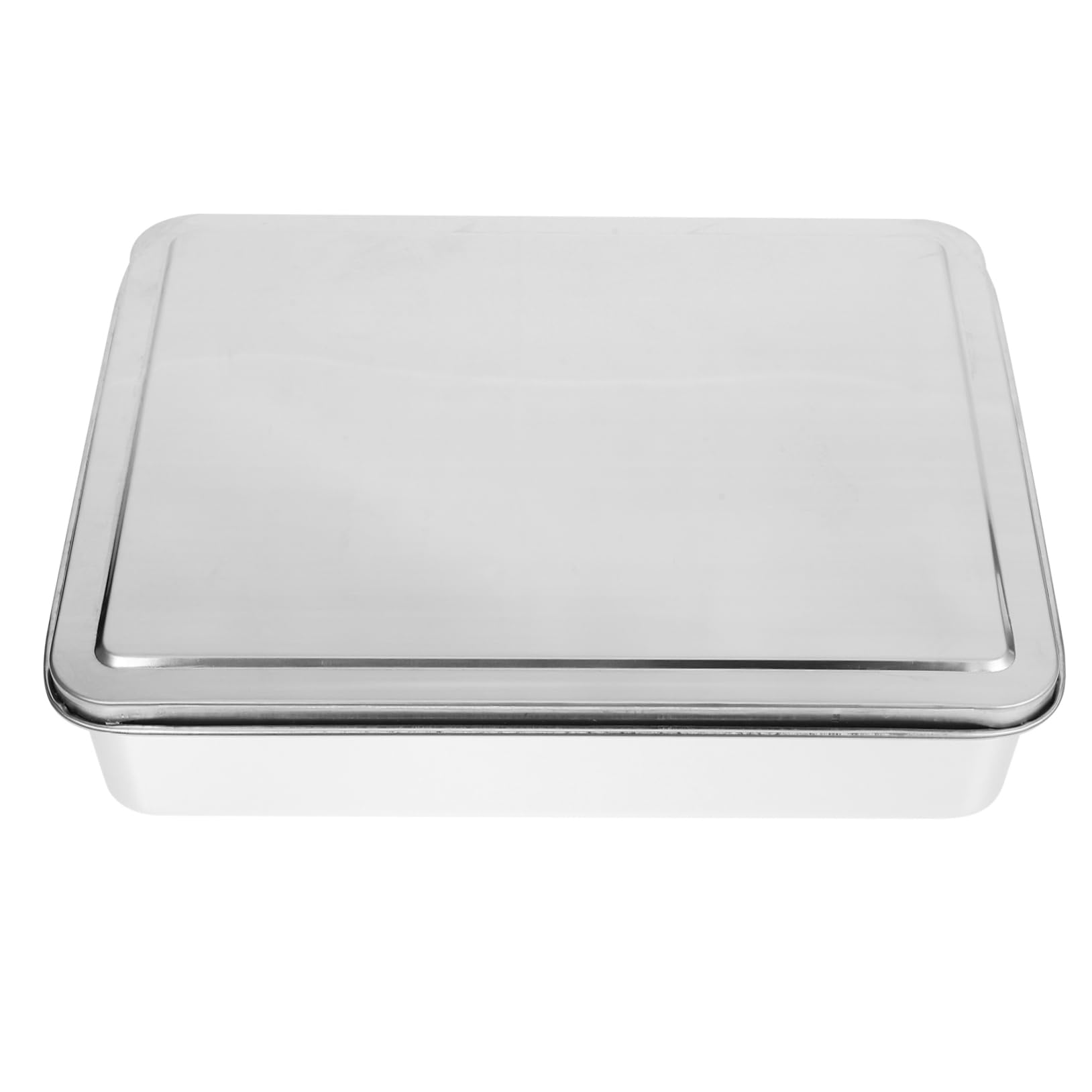 Molde para Pastel de Acero Inoxidable con Gran Capacidad, Bandeja para Horno Rectangular Adecuado para Panadería y Tienda de Pasteles
