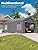 Hipicute 20x10x11 Ft Heavy-Duty Portable Garage with Canopy Top, Front and Back Doors, Roll-Up Windows, Carport Reinforced Structure for Cars, Trucks, Boats, and Parties - Gray