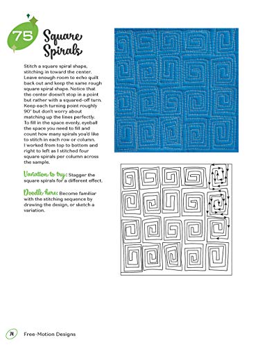 99 Machine-Quilting Designs: Ideas & Options for Walking-Foot & Free-Motion Quilting - Thumbnail 6