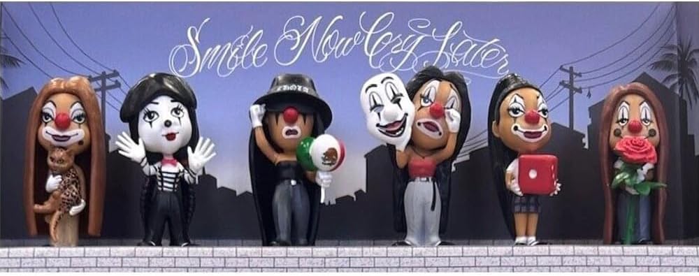 Homie Payasas Series 1, 2-Inch Figures Set of 6 Pieces by Homies 20454BX