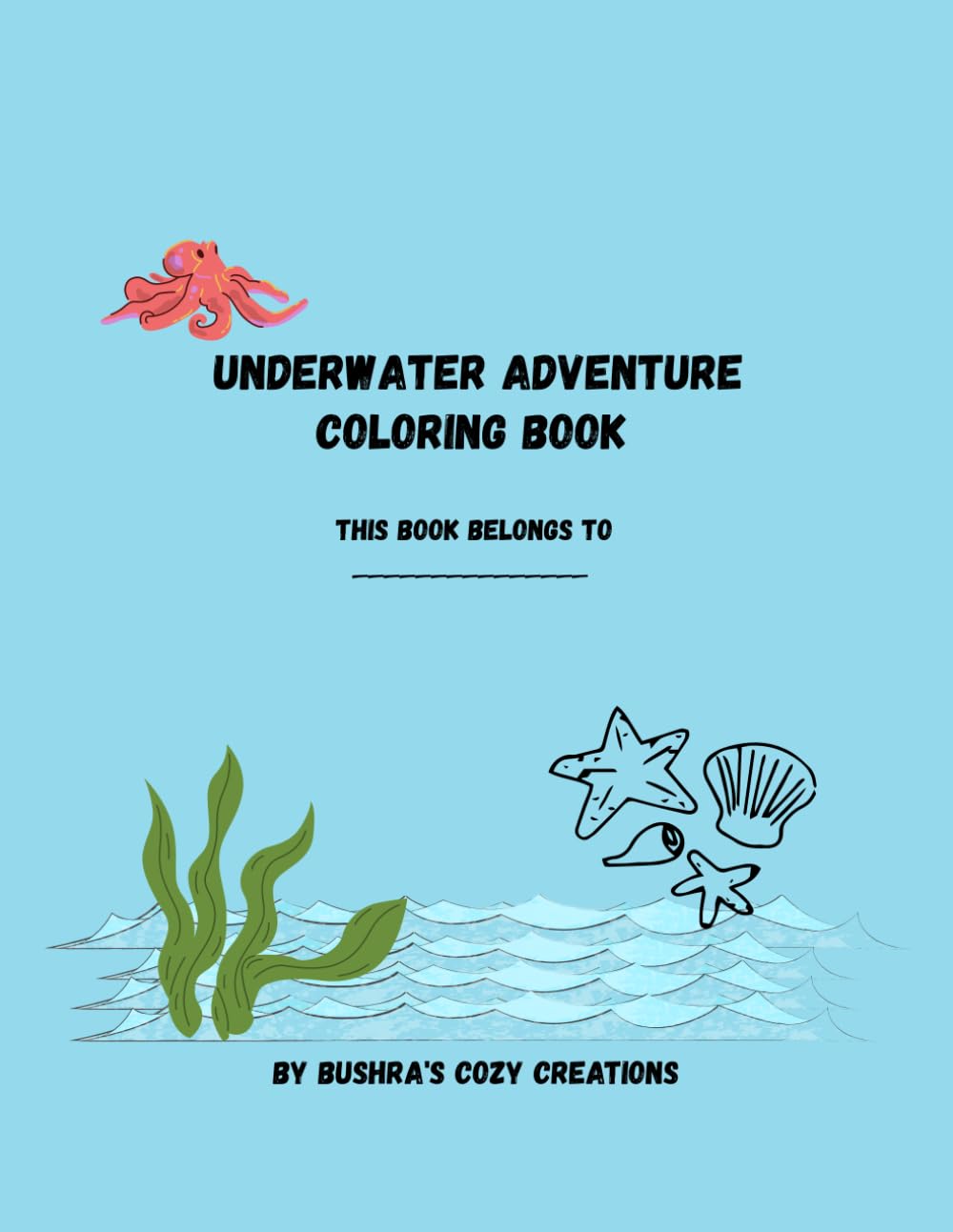 Underwater Adventure Coloring book for kids