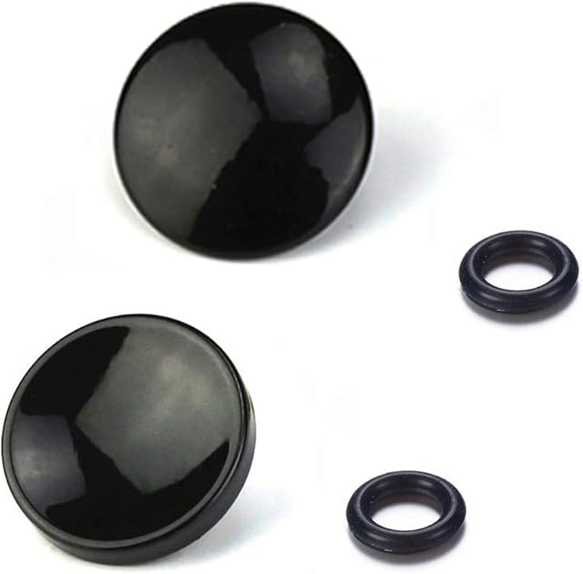 LXH 2 PACK Black Metal Concave and Bulged Surface Camera Soft Shutter Release Button Compatible with Fujifilm X100F X-T2 X100T X-PRO1/2 X-T10/20 X-E2S X100 X100S X10/20/30 X-E1 X-E2 STX-2 Olympus OM-1