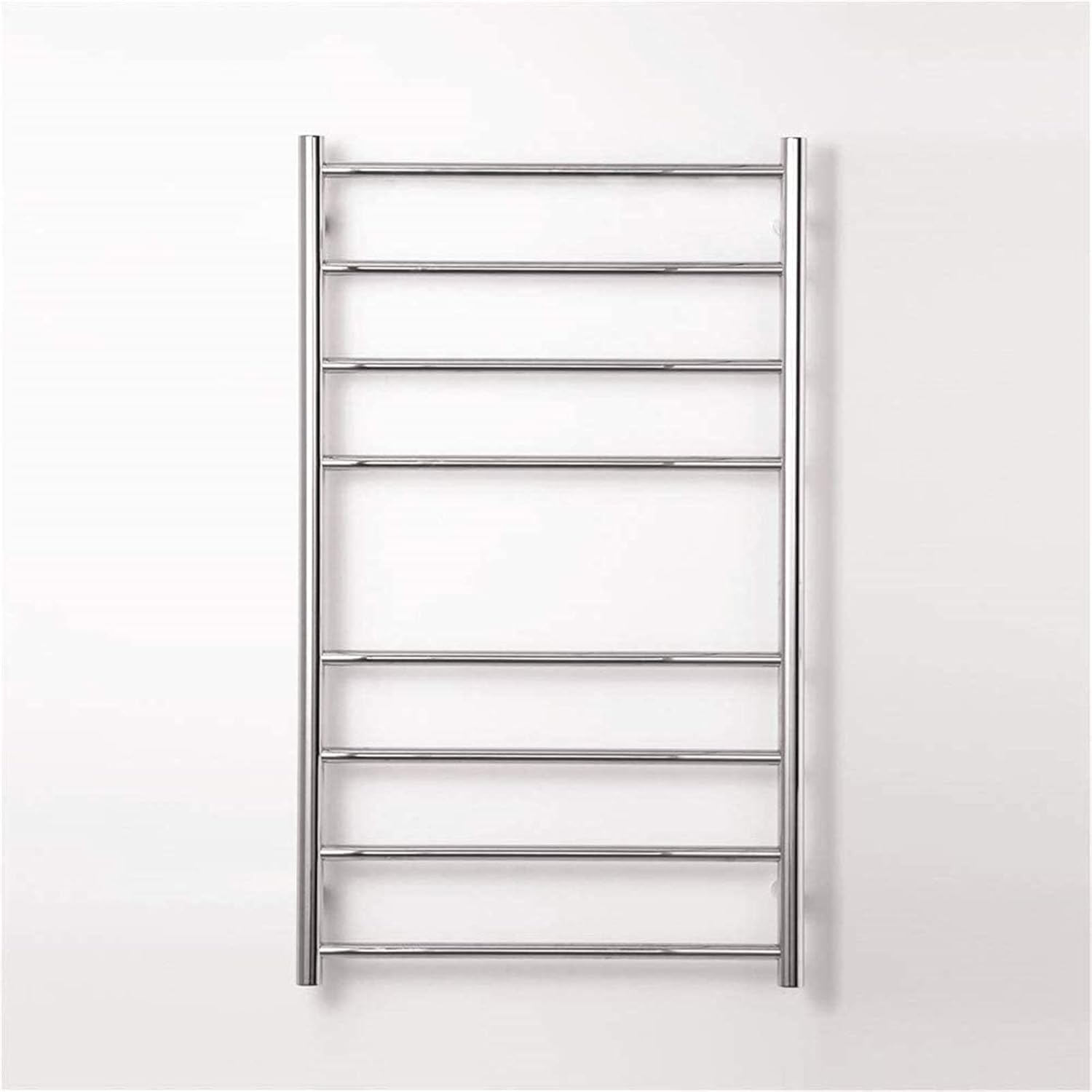 LUNEZY Heated Towel Rail Rails Towel Warmer,Towel Warmer, Wall Mounted Electric Towel Warmer Rack Stainless Steel 8 Heated Bars IP56 Waterproof Towel Drying Rack for Bathroom (Color : Con