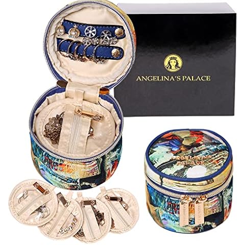 Angelina's Palace Round Jewelry Organizer Case Cover