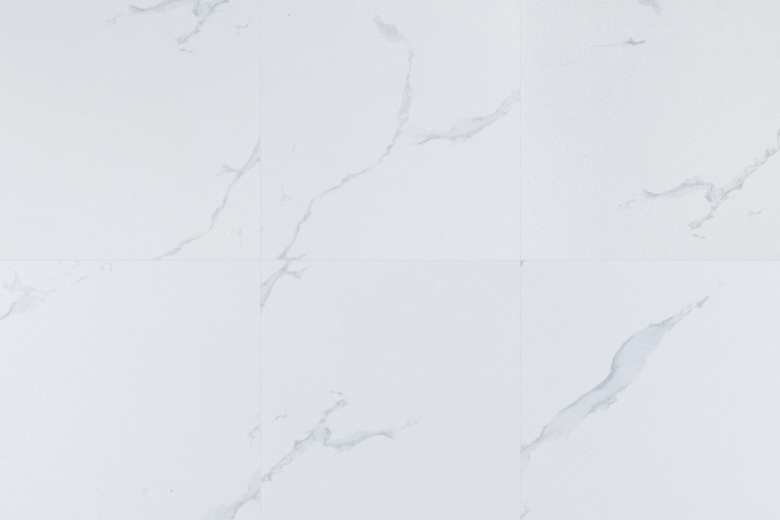 FlorExp Peel and Stick Floor Tiles,White Marble,30 Tiles 2.8㎡