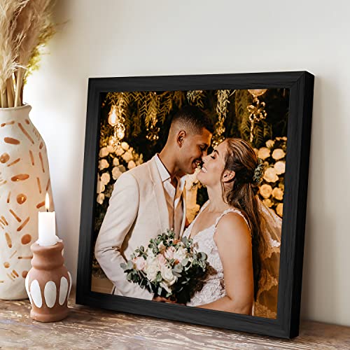 Image of Ritwika's Personalized Table Photo Frame With Your Picture | Customised Gift For Anniversary, Birthday, Wedding, Couples (Table Photo Frame 9.5 x 9.5 IN) Set of 1