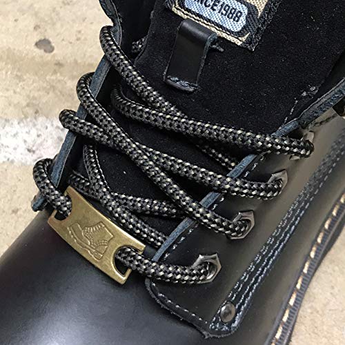 Image of 3 Pairs Heavy Duty Round Boot Laces Shoelaces for Hiking Walking Construction Safety Work Boots Shoes