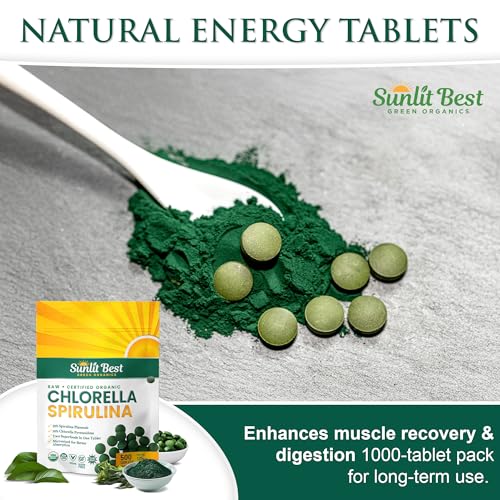 Sunlit Best Green Organics Spirulina And Chlorella Supplement