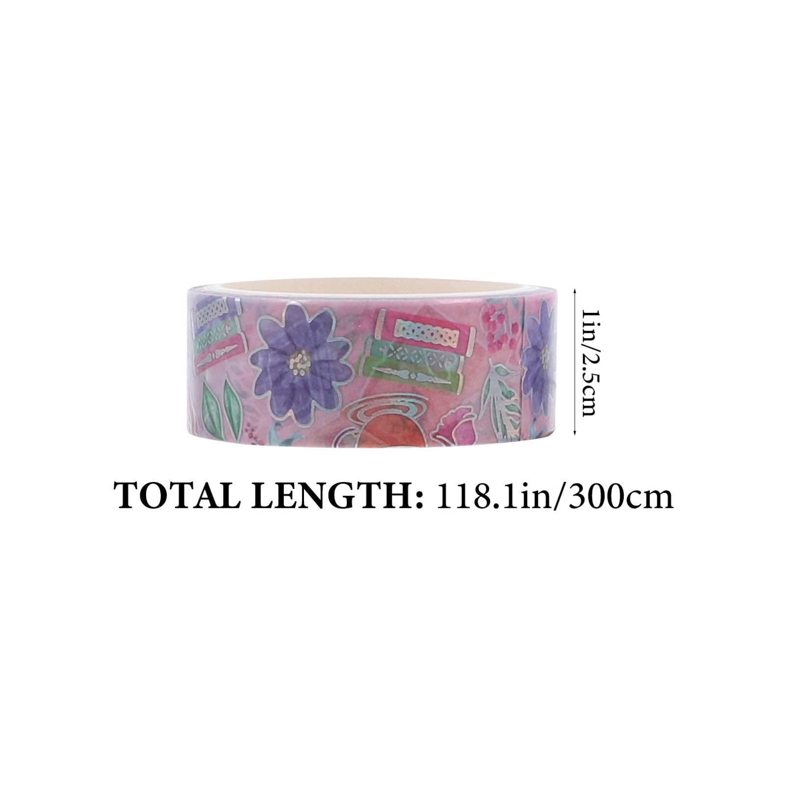 NUOBESTY 45rollen Dekorative Klebebänder Mit Blumenmuster Selbstklebende Washi-tapes Für Scrapbooking Planner -projekte Für Schule Basteln Und Kreative Gestaltung