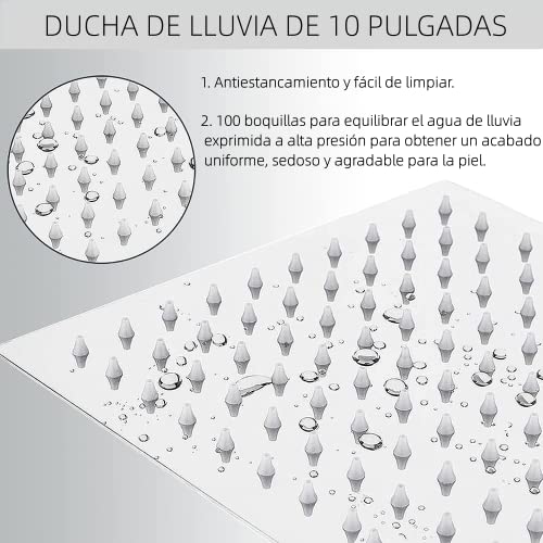El mejor review de Regaderas para baño cuadradas que puedes comprar esta semana. 21 Imagen adicional