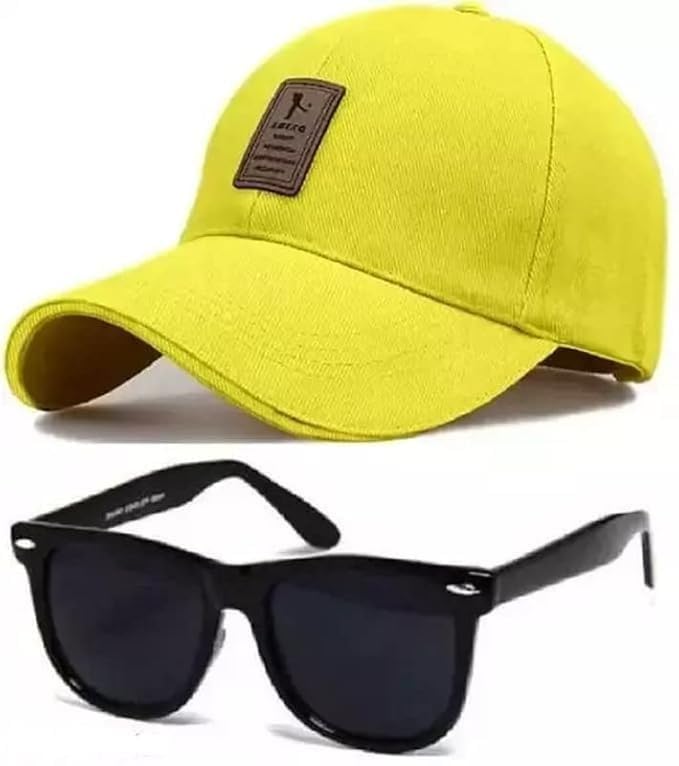 RYTORIA Boy’s Combo Pack with Stylish Black Sunglass & Black Baseball Cap | Fashion Accessory Set for Boys & Teens RYTORIA Boy’s Combo Pack with Stylish Black Sunglass & Black Baseball Cap | Fashion Accessory Set for Boys & Teens