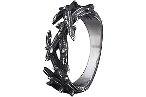 Vintage Stainless Steel Jesus Crown of Thorns Ring