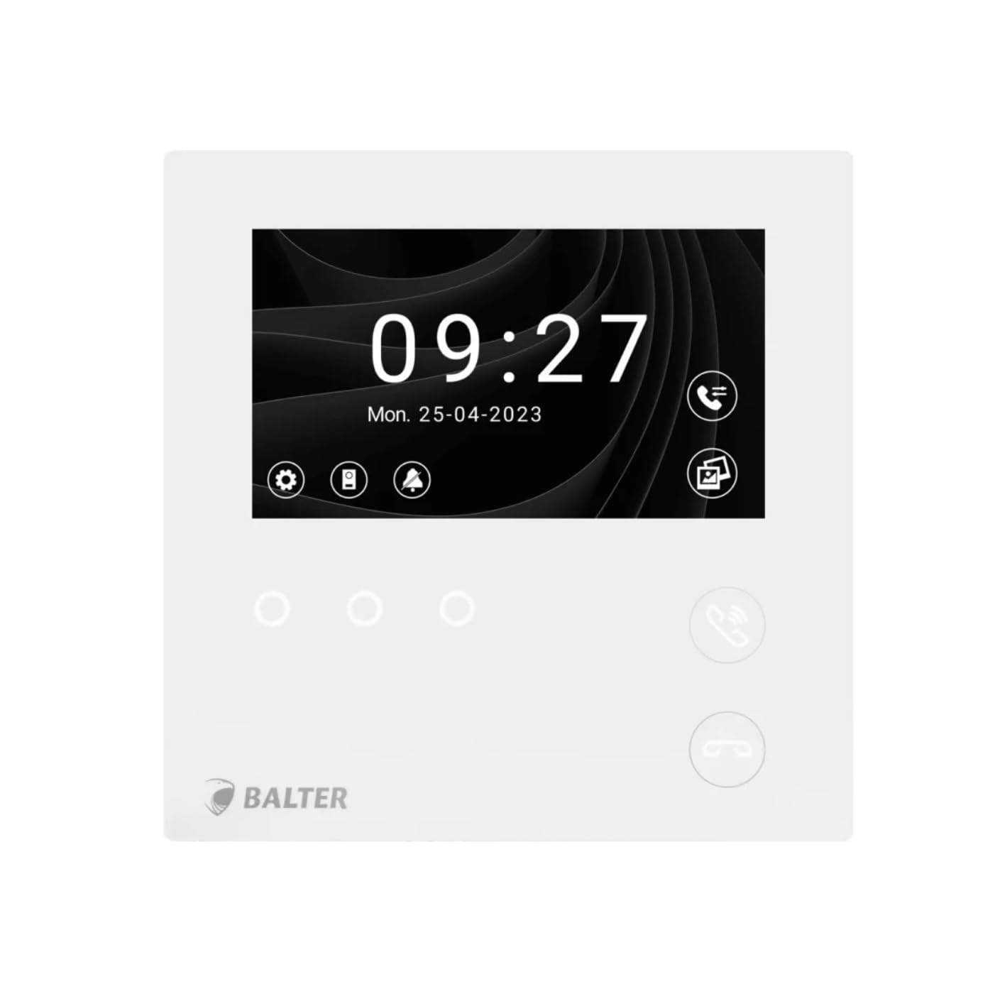 SCHUTZER Balter EVO HD - Juego de videoportero para 1 casa familiar, monitor táctil de 4,3" + cámara Full HD, ampliable a 2 monitores y 1 estación de puerta
