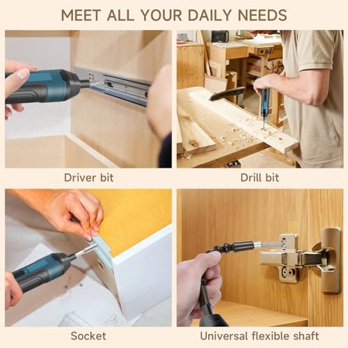 21 in 1 Electric Screwdrivers Cordless, 3.6V Rechargeable Portable Repair Tools Kit, Drill Screwdriver Bits Set, Adjustable Torque Electric Screwdriver Set, for Daily Home DIY Light Industrial Use 7 21 in 1 Electric Screwdrivers Cordless, 3.6V Rechargeable Portable Repair Tools Kit, Drill Screwdriver Bits Set, Adjustable Torque Electric Screwdriver Set, for Daily Home DIY Light Industrial Use - Image 7