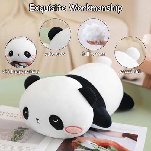 image for SQEQE Weighted Panda Plush, Weighted Panda Stuffed Animal, Cute Plushi