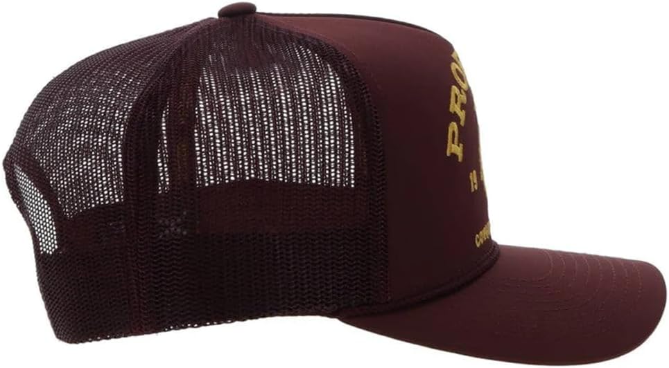 HOOEY ProRodeo Hat - Snapback Baseball Cap with Embroidered Logo, Adjustable 5-Panel Casual Western Hat with Rope Detail
