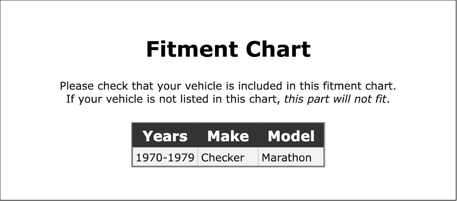 Warning Buzzer Relay Compatible With Checker Marathon 1970 1971 1972 1973 1974 1975 1976 1977 1978 1979 PC-887388