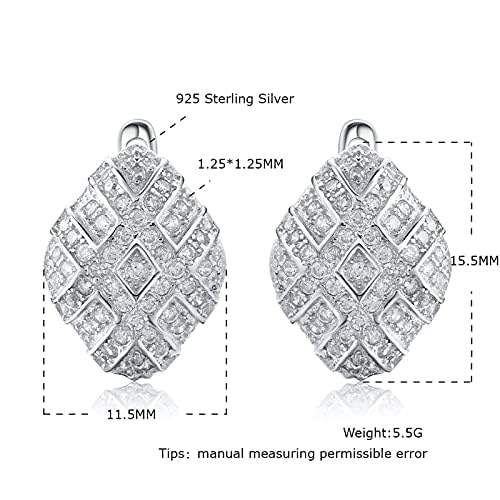 Boucles d'oreilles clip zircon délicat pour oreilles non percées - 2