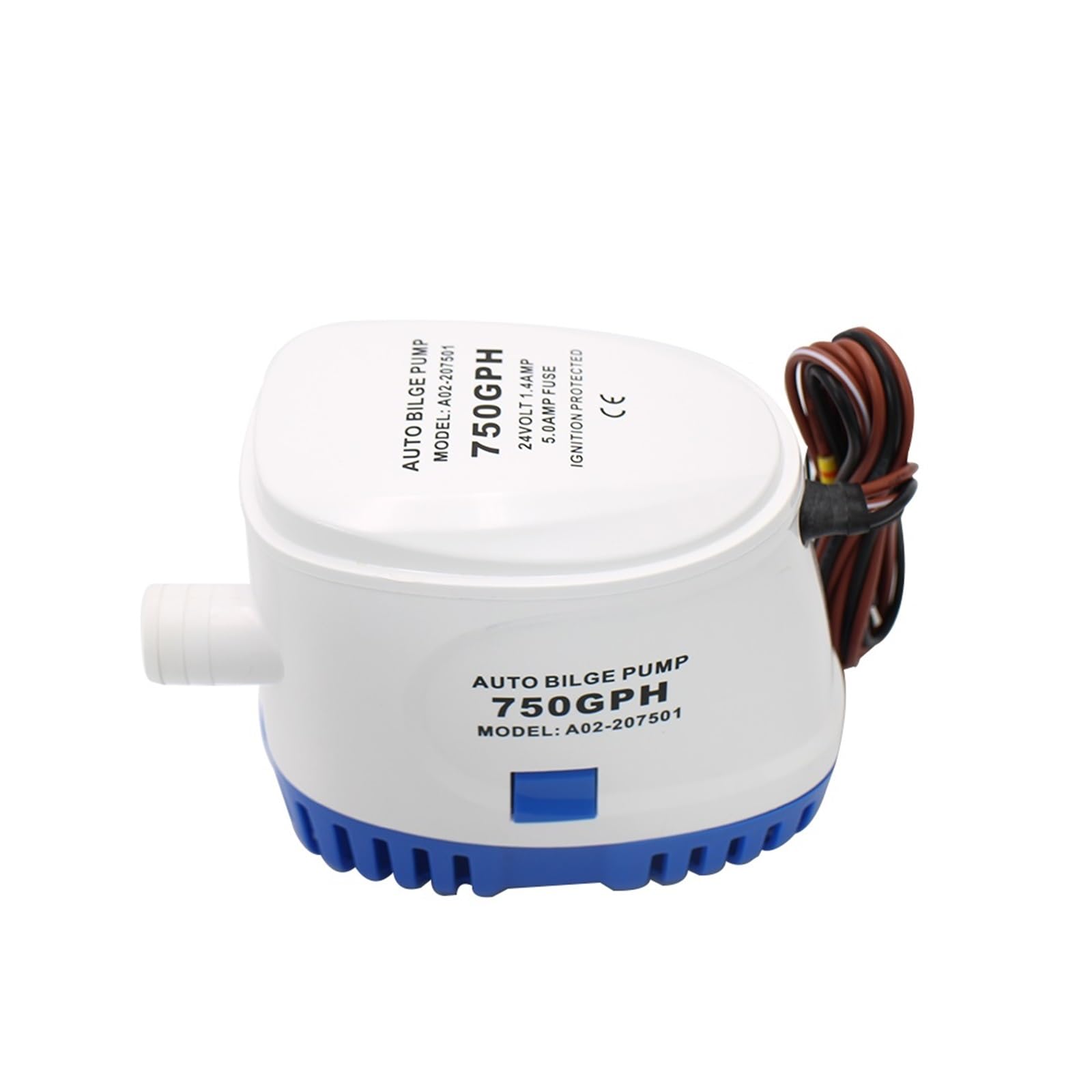 1pc 12V 24V Pompa di sentina automatica ad alto flusso sommergibile for barche Yacht(1100GPH,12V)