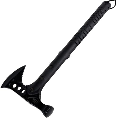 Miniatura 2 de Hacha táctica negra de 15 pulgadas, cabeza de martillo de lanzamiento de acero inoxidable nuevo