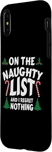 Miniatura 8 de Funda divertida para iPhone 13 Pro Max I'm on Naughty List And I Lamento Nothing Christmas