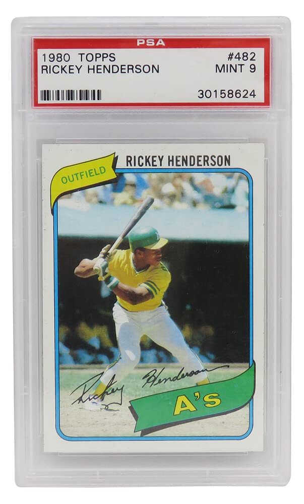 Amazon.com: Rickey Henderson (Oakland A's) 1980 Topps Baseball