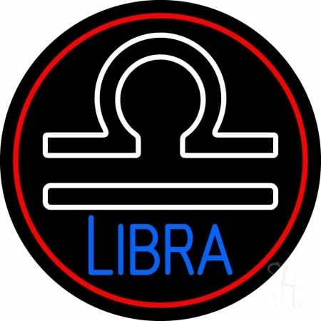 The Sign Store N105-10904 Libra Zodiac Border Red Neon Sign44; 26 x 3 x 26 in.
